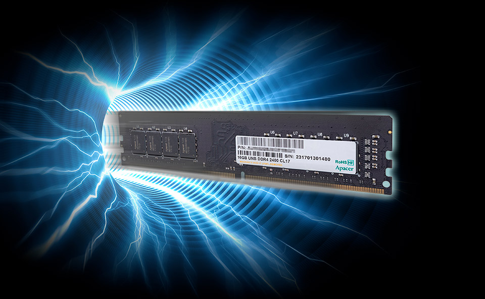 رم دسکتاپ اپیسر DDR5 تک کانال ۵۶۰۰ مگاهرتز مدل Apacer ظرفیت ۱۶ گیگابایت زمان تأخیر CL46 1 DDR4 UDIMM feature 01 pgcorsair | گاندی پرشین گلف