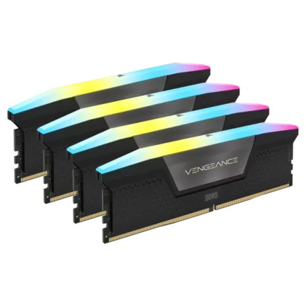 رم DDR5 دسکتاپ 192 گیگابایت 5200Mhz CL38 کورسیر مدل VENGEANCE RGB چهار کاناله