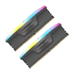 رم DDR5 دسکتاپ 64 گیگابایت 5600Mhz CL40 کورسیر مدل VENGEANCE RGB AMD EXPO دو کاناله