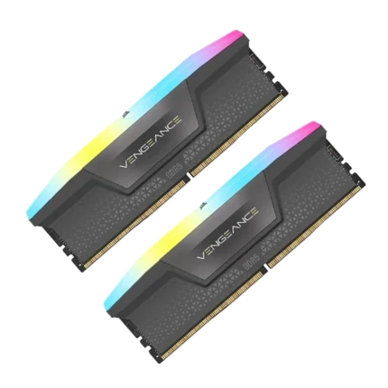 رم DDR5 دسکتاپ 64 گیگابایت 5600Mhz CL40 کورسیر مدل VENGEANCE RGB AMD EXPO دو کاناله